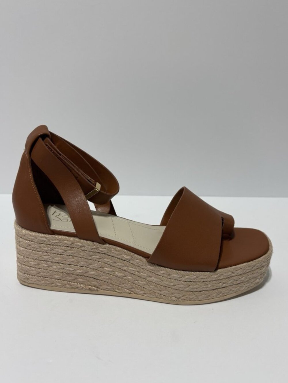 Franco Sarto Women’s Tyla Espadrille Wedge Sandals Brown, Size 7.5 M